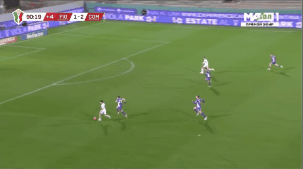 91'莫拉塔破门! 佛罗伦萨 1- 3科莫