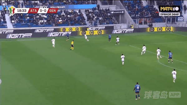19'吉姆西蒂破门! 亚特兰大 1- 0热那亚
