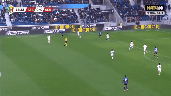 19'吉姆西蒂破门! 亚特兰大 1- 0热那亚