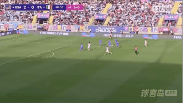 93'克雷马斯基破门! 美国U20 3- 0意大利U20