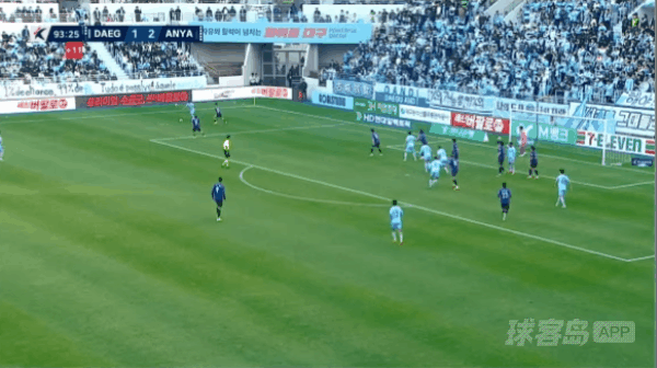 94'塞西尼亚破门! 大邱FC 2- 2FC安养