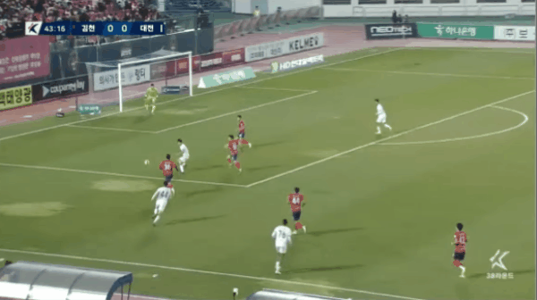 44'徐真秀破门! 金泉尚武 0- 1大田市民