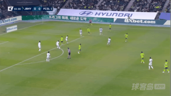 56'李东俊破门! 全北现代 1- 0FC首尔