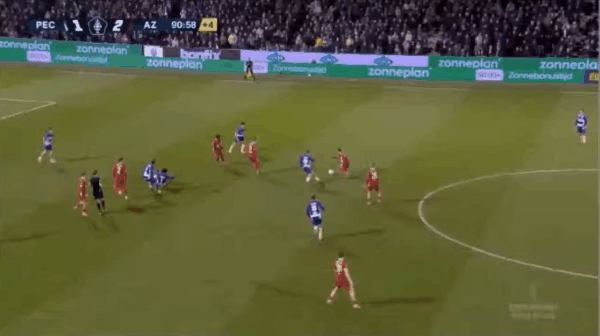 92'萨迪丘破门! 兹沃勒 1- 3阿尔克马尔