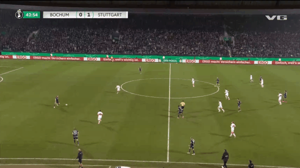 46'斯特龙普夫惨遭直红! 波鸿 0- 1斯图加特