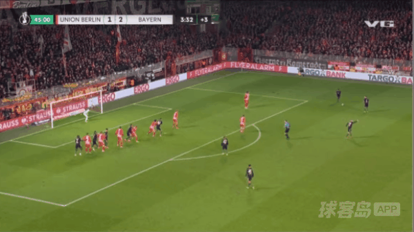 49'莱特乌龙破门! 柏林联合 1- 3拜仁