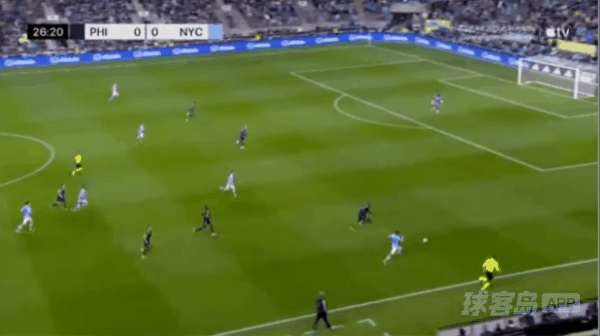 27'摩拉里斯破门! 费城联合 0- 1纽约城