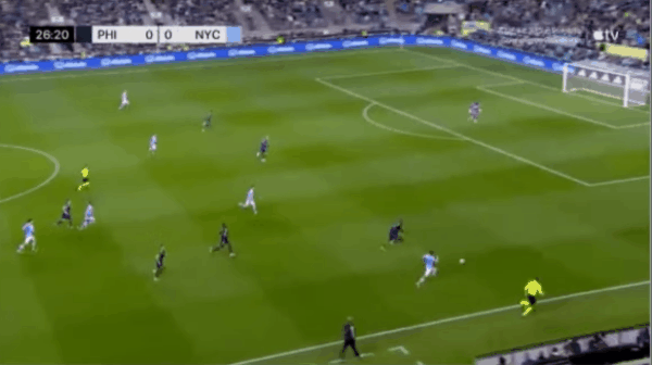 27'摩拉里斯破门! 费城联合 0- 1纽约城