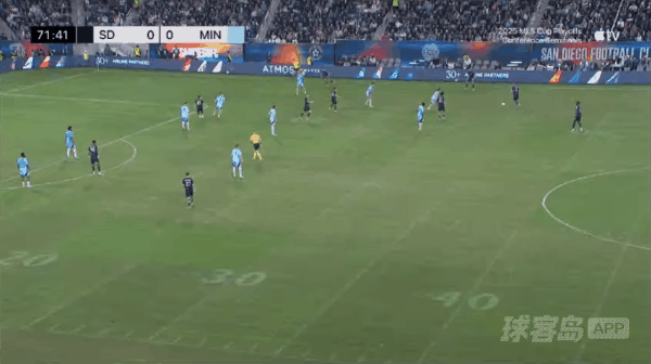 72'德雷尔破门! 圣地亚哥FC 1- 0明尼苏达联