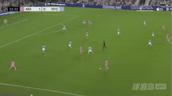23'阿连德破门! 迈阿密国际 2- 0纽约城