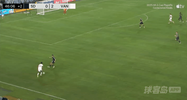 47'怀特破门! 圣地亚哥FC 0- 3温哥华白帽