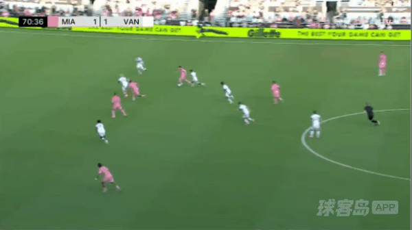 71'德保罗破门! 迈阿密国际 2- 1温哥华白帽