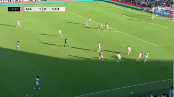60'艾哈迈德破门! 迈阿密国际 1- 1温哥华白帽