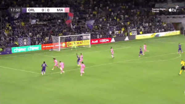 18'帕沙利奇破门! 奥兰多城 1- 0迈阿密国际