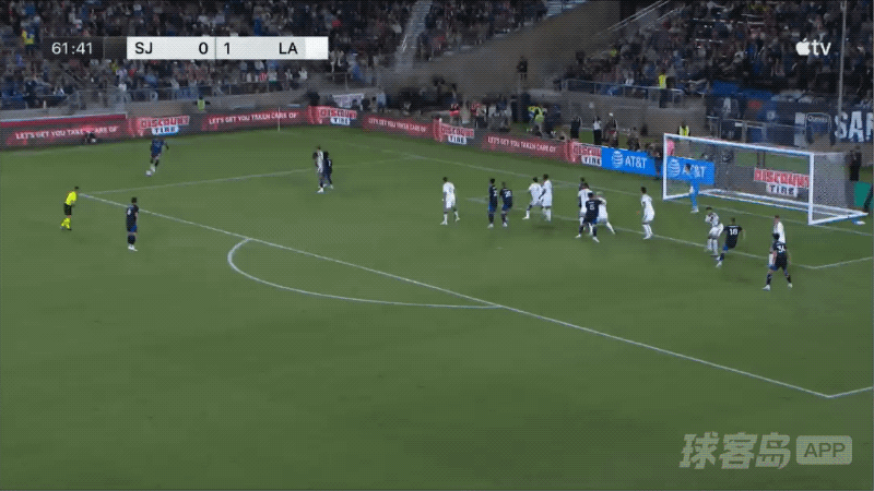 62'罗伯茨破门! 圣何塞地震 1- 1洛杉矶银河