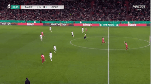 67'迪亚斯破门! 拜仁 2- 0莱比锡