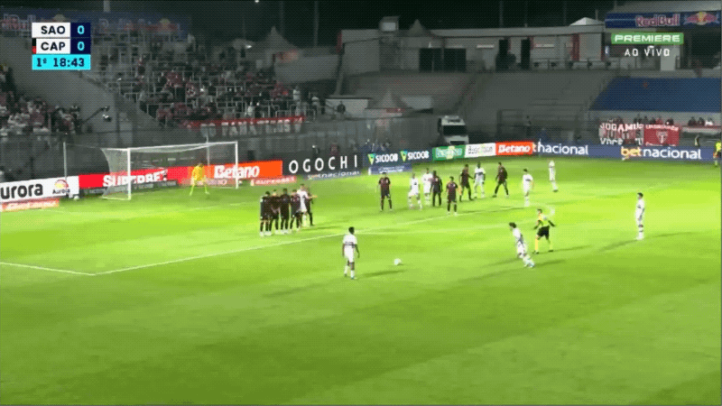 19'阿图尔破门! 圣保罗 1- 0巴拉纳竞技