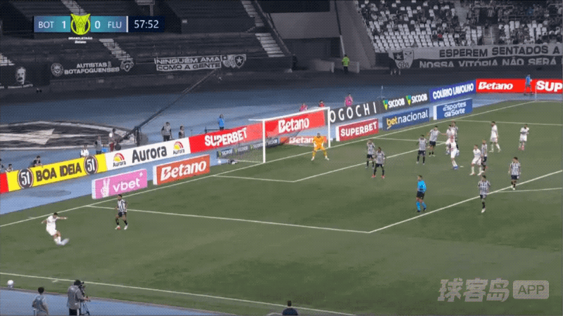 58'伊格纳西奥破门! 博塔弗戈 1- 1弗鲁米嫩塞