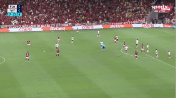 14'埃里克破门! 弗拉门戈 1- 0维多利亚