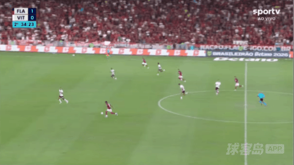 80'恩里克破门! 弗拉门戈 2- 0维多利亚