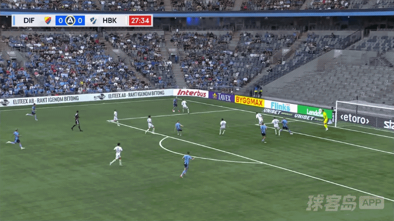 28'赫格兰破门! 佐加顿斯 1- 0哈尔姆斯塔德