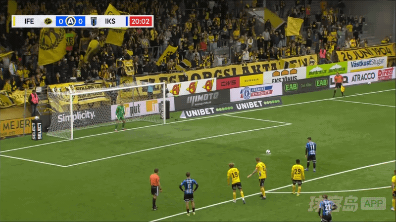 21'比耶克博点球未进! 埃尔夫斯堡 0- 0天狼星