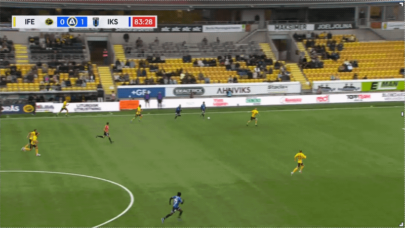 84'乌雷破门! 埃尔夫斯堡 0- 2天狼星