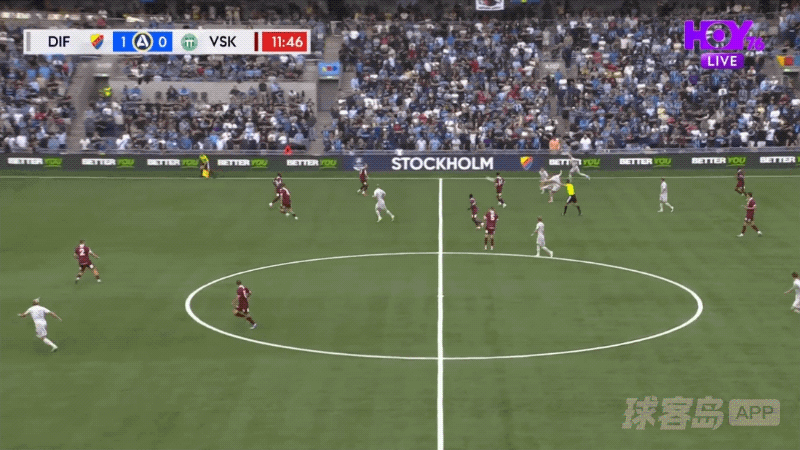 12'连恩破门! 佐加顿斯 2- 0瓦斯特拉斯