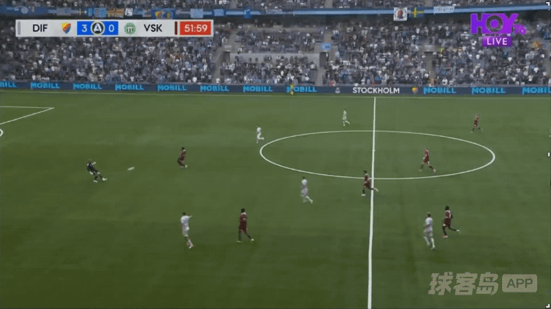 53'连恩破门! 佐加顿斯 4- 0瓦斯特拉斯