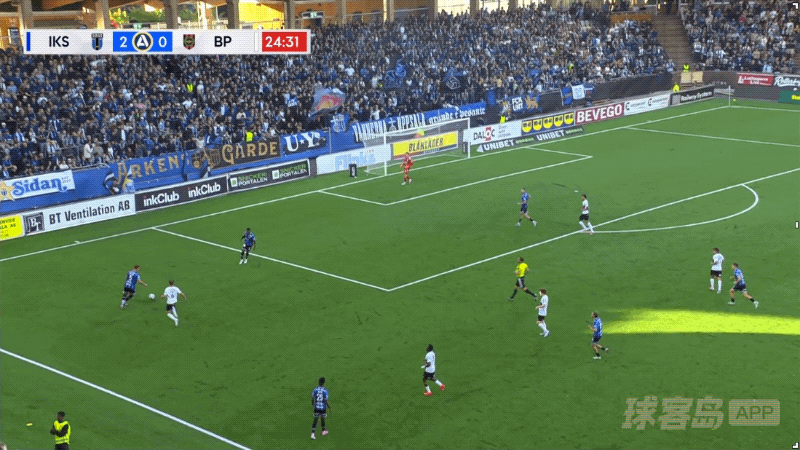 25'赞丹破门! 天狼星 2- 1布洛马波卡纳
