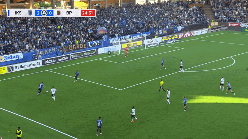 25'赞丹破门! 天狼星 2- 1布洛马波卡纳