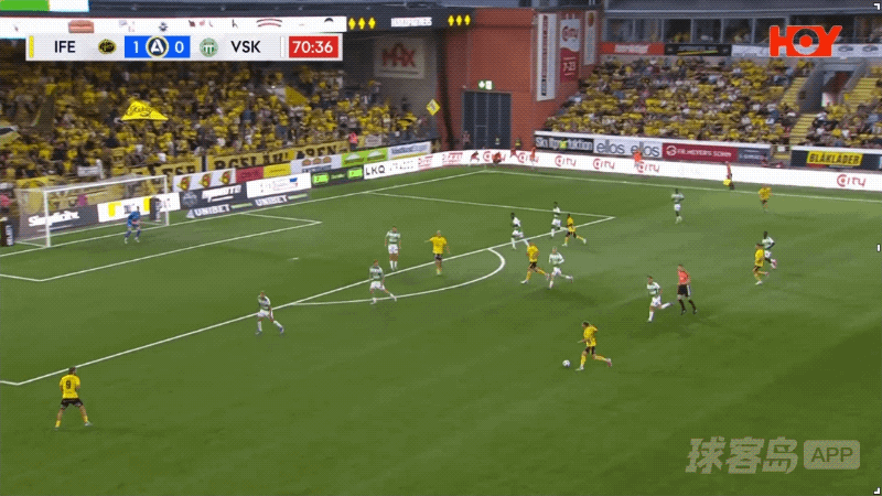 71'莫莫破门! 埃尔夫斯堡 2- 0瓦斯特拉斯