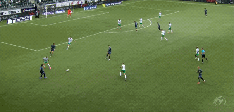47'J.达尔破门! 汉坎 0- 2特罗姆瑟