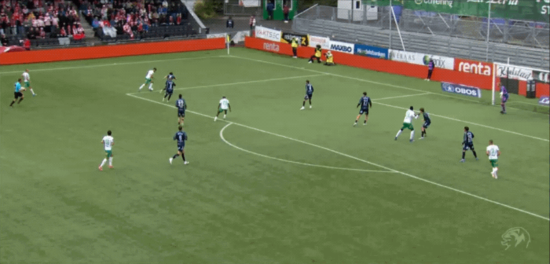 58'尼昂破门! 汉坎 1- 3特罗姆瑟