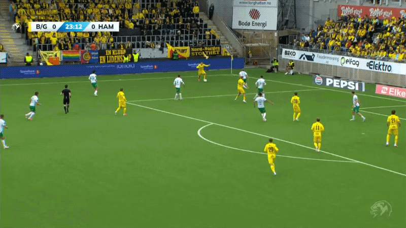 24'赫尔默森破门! 博德闪耀 1- 0汉坎