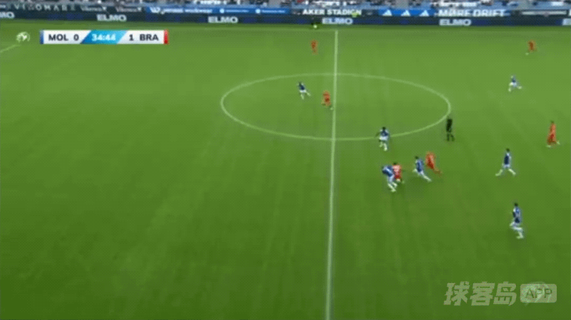 35'埃里克森破门! 莫尔德 0- 2布兰