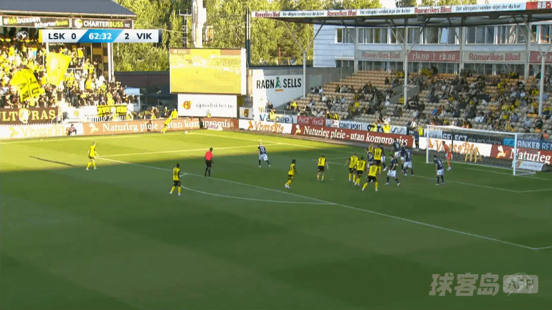 63'兰吉尔破门! 利勒斯特 1- 1维京
