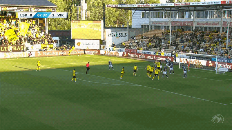 63'兰吉尔破门! 利勒斯特 1- 2维京