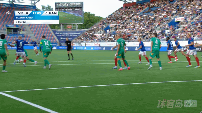 15'布乔达尔惨遭直红! 瓦勒伦加 0- 0汉坎