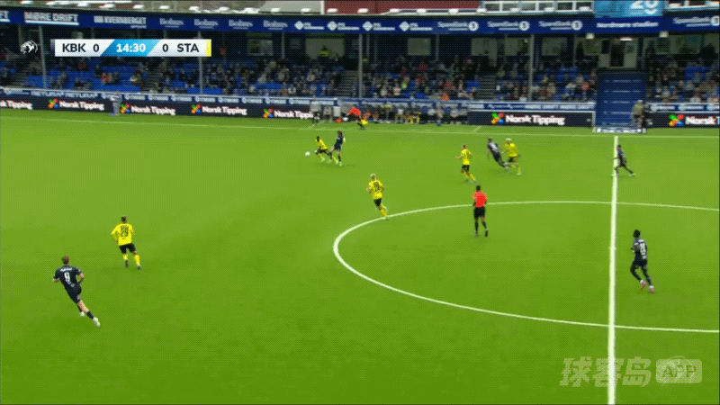 15'基伦破门! 克里斯蒂安松 1- 0斯达