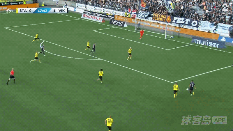 18'克里斯蒂安森破门! 斯达 0- 1维京