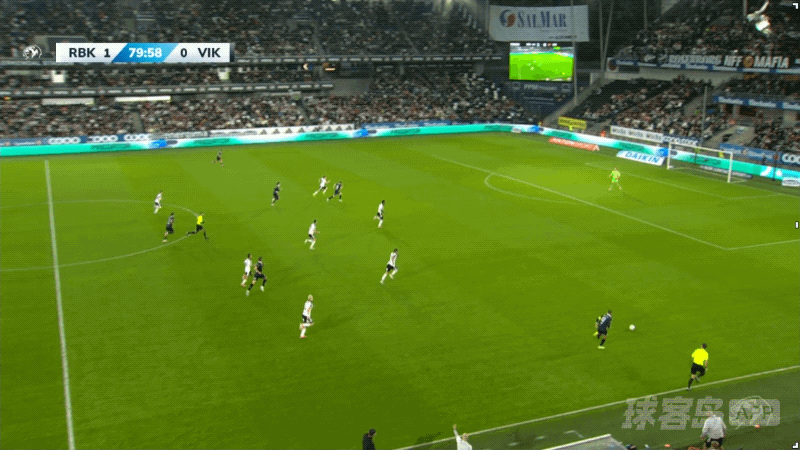 81'克里斯蒂安森破门! 罗森博格 1- 1维京