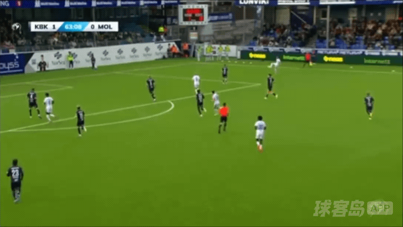 64'赫斯塔德破门! 克里斯蒂安松 1- 1莫尔德