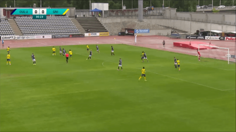31'拉托宁破门! 奥卢 0- 1赫尔火花