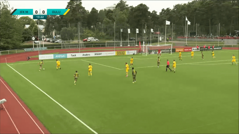14'拉尔森破门! 玛丽港 1- 0奥卢