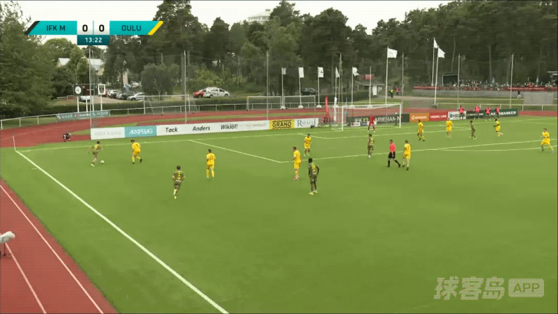 14'拉尔森破门! 玛丽港 1- 0奥卢