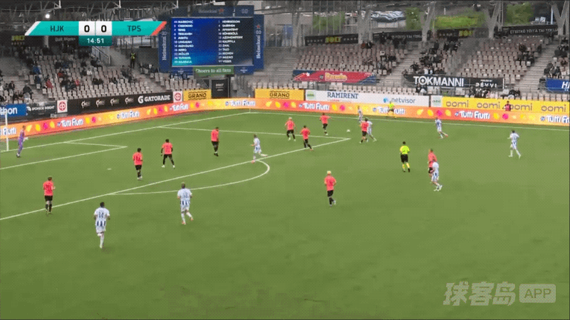 16'哈拉拉破门! 赫尔辛基 1- 0TPS土尔库