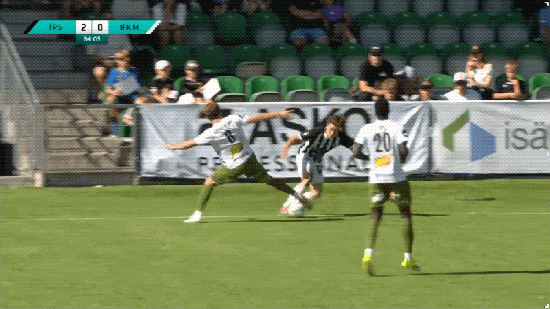 55'维塞尔破门! TPS土尔库 3- 0玛丽港