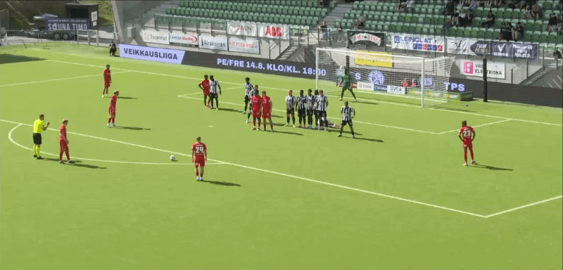 17'基斯基拉破门! VPS瓦萨 0- 1图尔库国际 