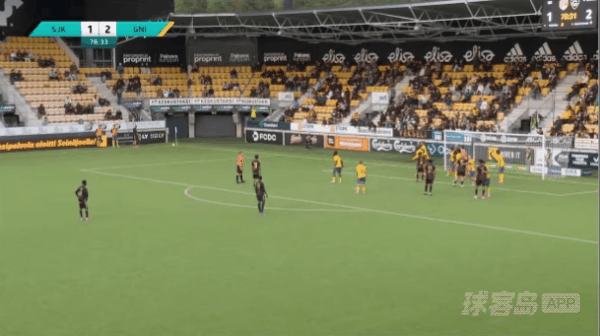 79'维利奥斯破门! 塞那乔其 2- 2赫尔火花